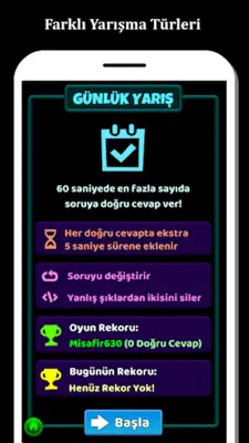 Dini Bilgi Yarışması android App screenshot 2